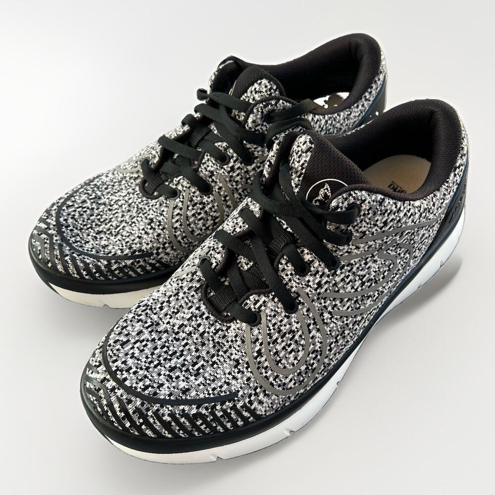 Alegria ROK n ROLL On 2 Womens Sneakers Sz EU 41 US 10.5-11 Gray Black Knit Shoe